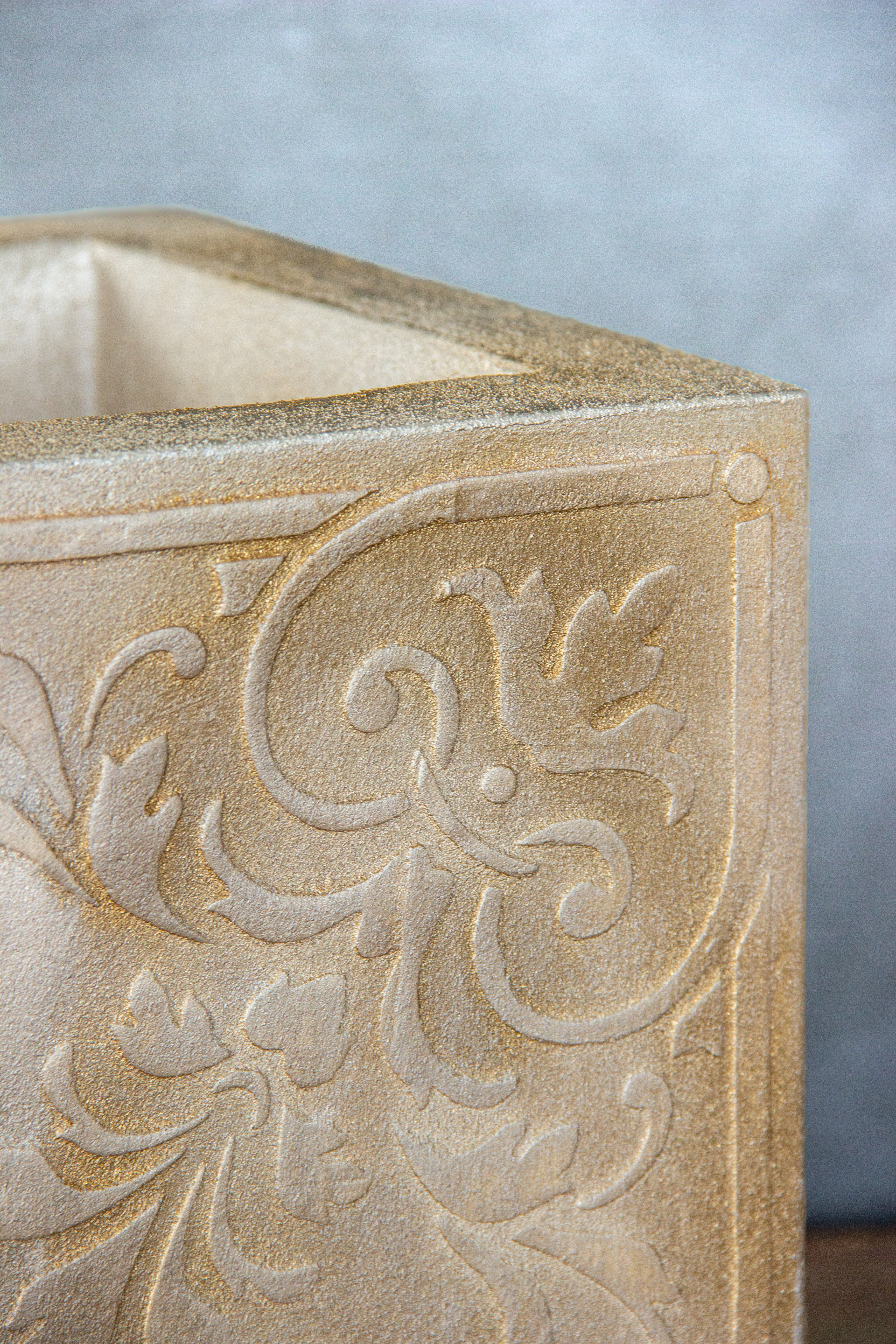donica Ferro Palazzo Gold LH z ornamentem